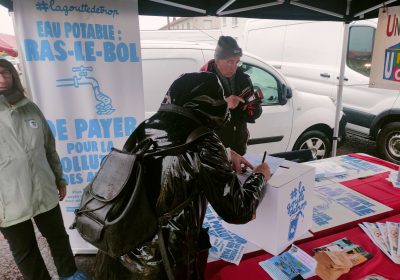 Campagne sur la qualité de l’eau  #lagouttedetrop